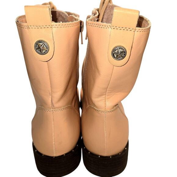 Bamboo 9 Women's Shoes Closed Toe Pink Laces Boots Booties - Picture 4 of 8